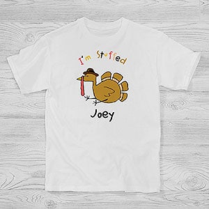 Personalized Kids T-Shirts - Thanksgiving Turkey
