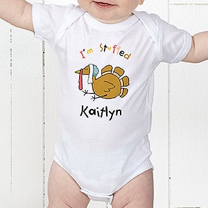 I'm Stuffed Personalized Infant Baby Bodysuit