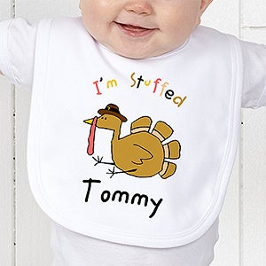 I'm Stuffed Personalized Bib