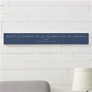 Bless the Food Before Us Personalized Wooden Sign