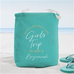 Girls Trip Personalized Terry Cloth Beach Bag- Small