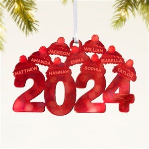 2024 Family Personalized Acrylic Ornament
