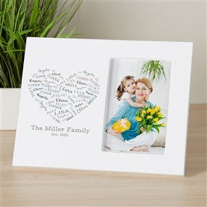 Farmhouse Heart Personalized Off-Set Frame  - 45765