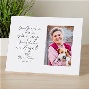 So Amazing God Made An Angel Personalized Off-Set Picture Frame