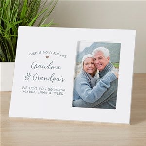 No Place Like Grandparents Personalized Off-Set Picture Frame
