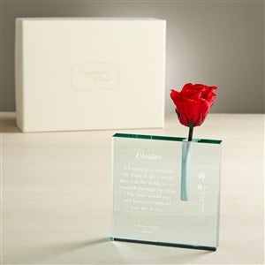 Magnificent Roses® Personalized Love Letter Bud Vase