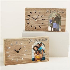 Timeless Memories Personalized Photo Wooden Clock - 45834