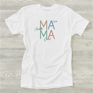 Stacked Mama Personalized Ladies T-Shirts - 45873