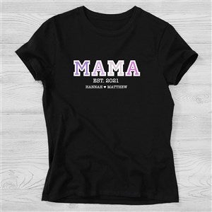 Vibrant Mom Personalized Ladies Fitted T-Shirts