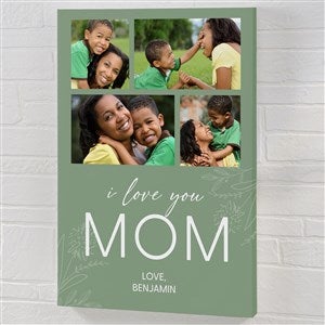 Her Memories Photo Collage Personalized Canvas Print - 24x36