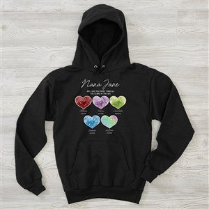 Birthstone Constellations Personalized Ladies Hooded Sweatshirt