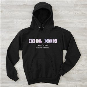 Vibrant Mom Personalized Ladies Hooded Sweatshirt