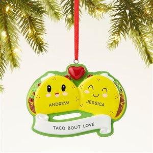 Taco Bout Love Personalized Taco Ornament  - 45978