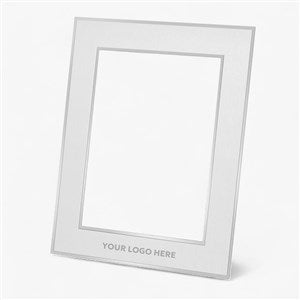 Personalized Logo Flat Iron Silver 8x10 Picture Frame  - 46073