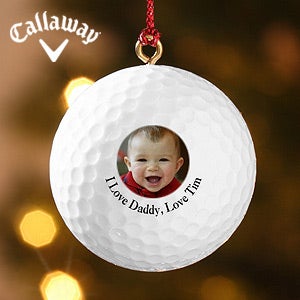 Personalized Photo Golf Ball Ornament