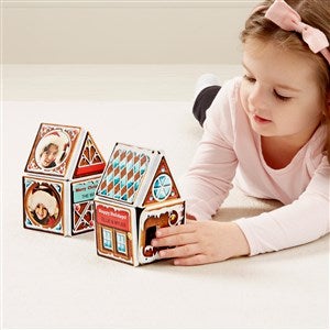 Custom Photo Magnetic Tiles - Gingerbread House