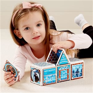 Custom Photo Magnetic Tiles - Hanukkah House