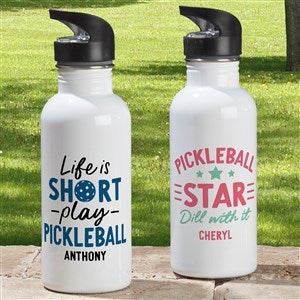 Pickleball Personalized Water Bottle - 20 oz - 46276