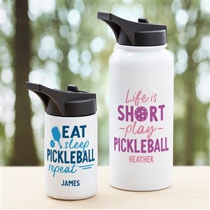 Personalized Pickleball Insulated Water Bottle - 46277
