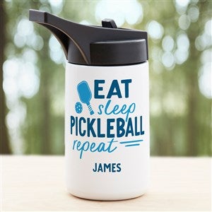 Personalized Pickleball Insulated Water Bottle - 14 oz