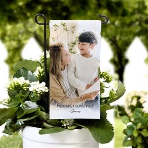 Photo & Message Personalized Mini Garden Flag