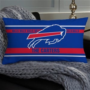 NFL Buffalo Bills Classic Personalized Lumbar Throw Pillow