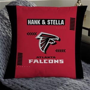 NFL Atlanta Falcons Classic Personalized 18 Throw Pillow