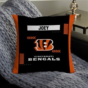 NFL Cincinnati Bengals Classic Personalized 14 Throw Pillow
