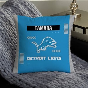 NFL Detroit Lions Classic Personalized 14 Throw Pillow