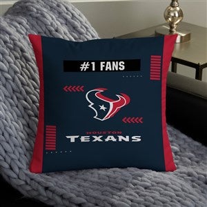 NFL Houston Texans Classic Personalized 14 Throw Pillow