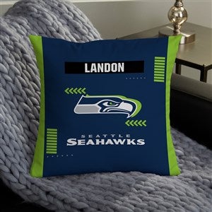 NFL Seattle Seahawks Classic Personalized 14 Throw Pillow