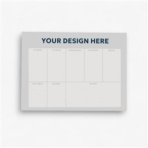 Personalized Logo Weekly Planner 8.5"x11"  - 46715