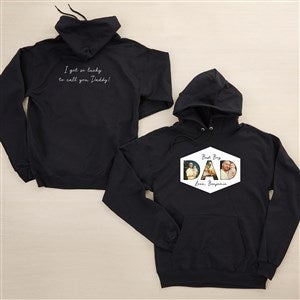 Memories with Dad Personalized 2-Sided Hanes® Adult Hooded Sweatshirt