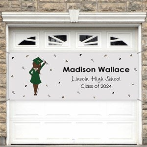 Graduation Girl philoSophie's Personalized Graduation Banner - Large