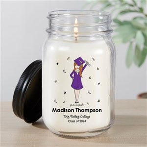 Graduation Girl philoSophie's Farmhouse Candle Jar