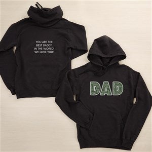 Dad Repeating Name Personalized 2-Sided Hanes� Adult ComfortWash? Hoodie