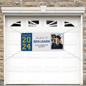 Collegiate Year Personalized Graduation Photo Banner - Small