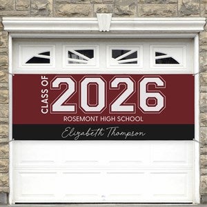 Collegiate Year Personalized Graduation Banner - Large