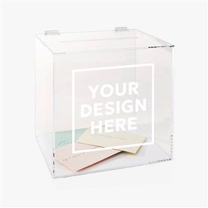 Personalized Logo Acrylic Card Box  - 46814