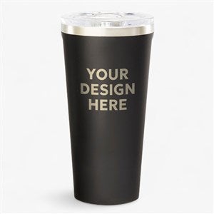 Personalized Logo Corkcicle 16oz Regular Tumbler- Black  - 46861