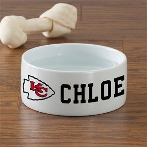 NFL Kansas City Chiefs Personalized Dog Bowl- Small