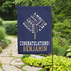 Repeating School Memories Personalized Garden Flag