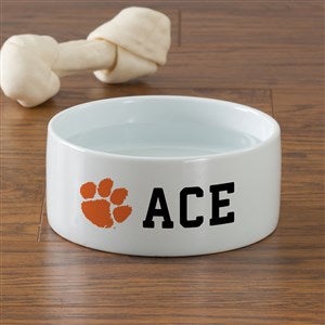 NCAA Clemson Tigers Personalized Dog Bowl- Small