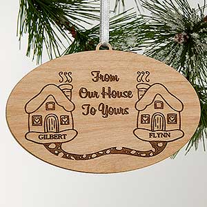 From Our House To Yours Personalized Ornament