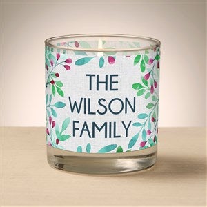 Spring Floral Personalized 8oz Glass Candle - 47013