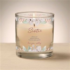 My Sister Personalized 8oz Glass Candle - 47016