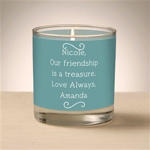 Write Your Own Personalized 8oz Glass Candle - 47030