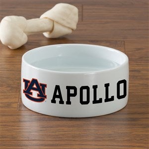 NCAA Auburn Tigers Personalized Dog Bowl- Small