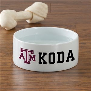 NCAA Texas A&M Aggies Personalized Dog Bowl- Small