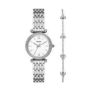 Corporate Fossil Carlie Watch & Bracelet Set - 47218